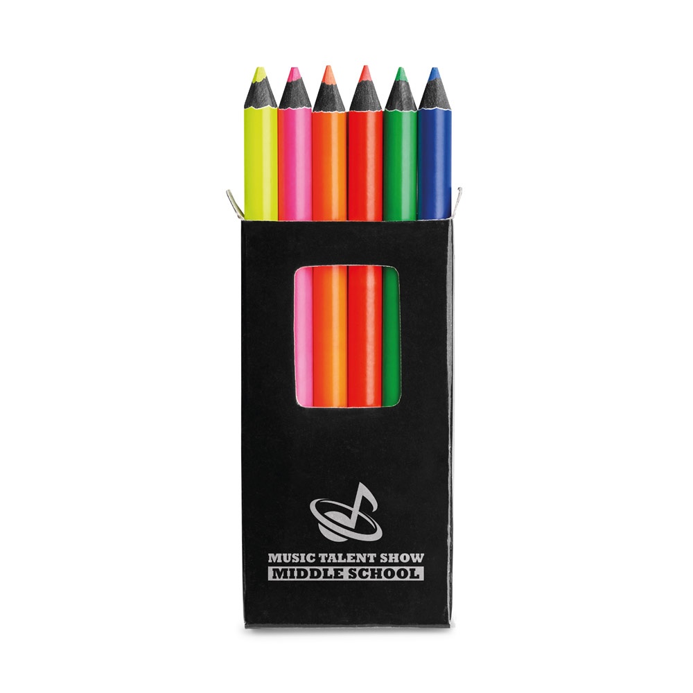 ST51767 - Caixa com 6 Lápis Fluorescente