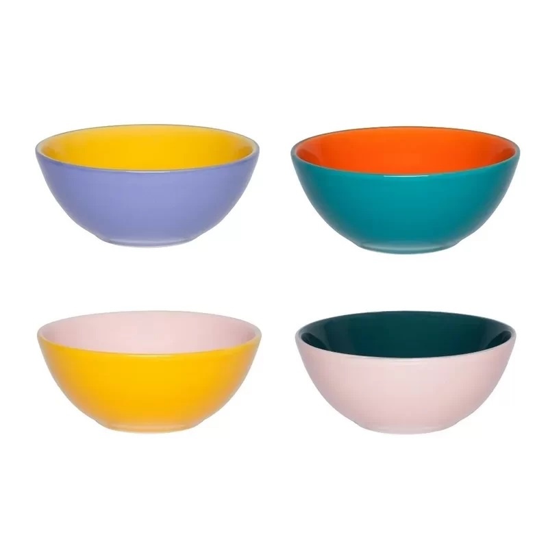 Conjunto De Bowl De Cerâmica 600ml 4 Peças