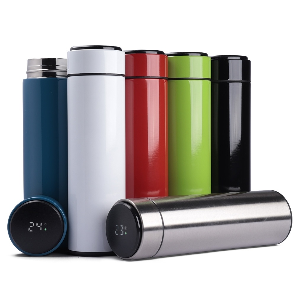 X14644 Garrafa Inox 500 ml com Display LED